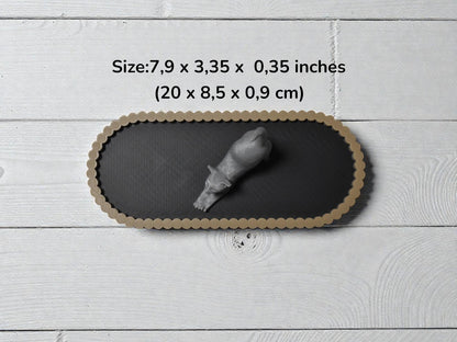 Cat Ring Holder Tray | Jewelry Organizer with Cats