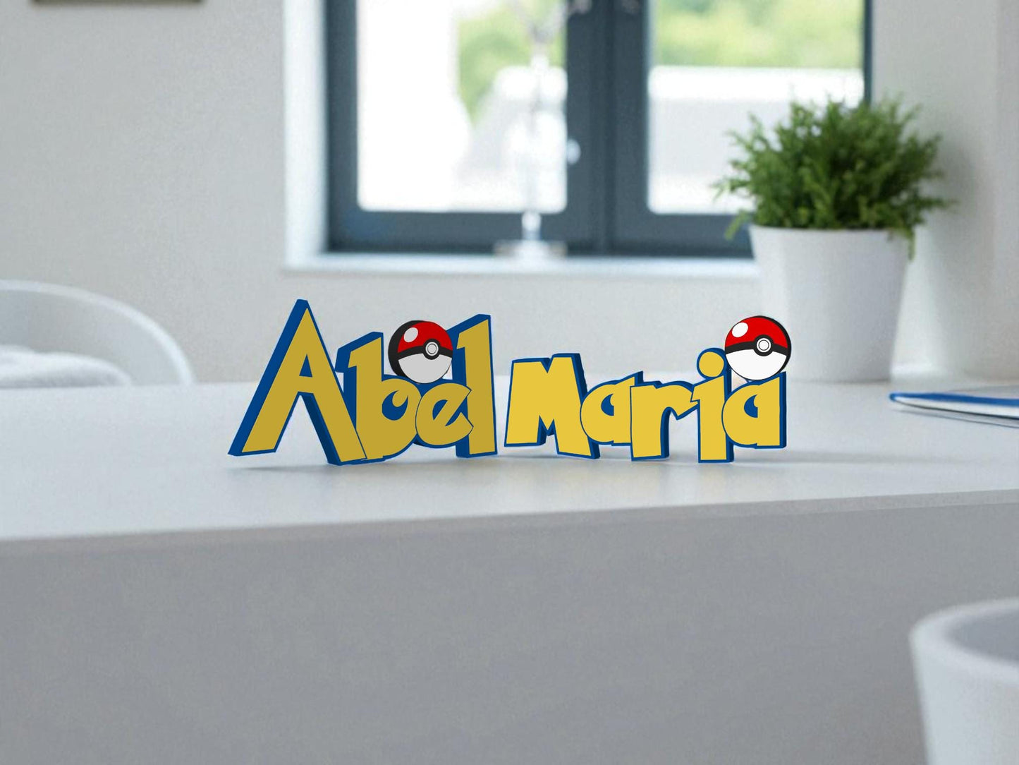 Pokémon Inspired Custom Name Sign | Desk or Door Decor