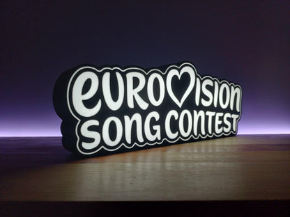 Eurovision LED Lamp 2025–2026 Edition | Music Festival Decor