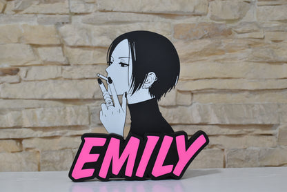 NANA Inspired Personalized Name Sign | Osaki or Hachi Decor