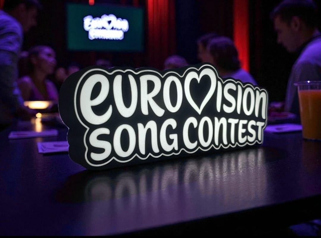 Eurovision LED Lamp 2025–2026 Edition | Music Festival Decor
