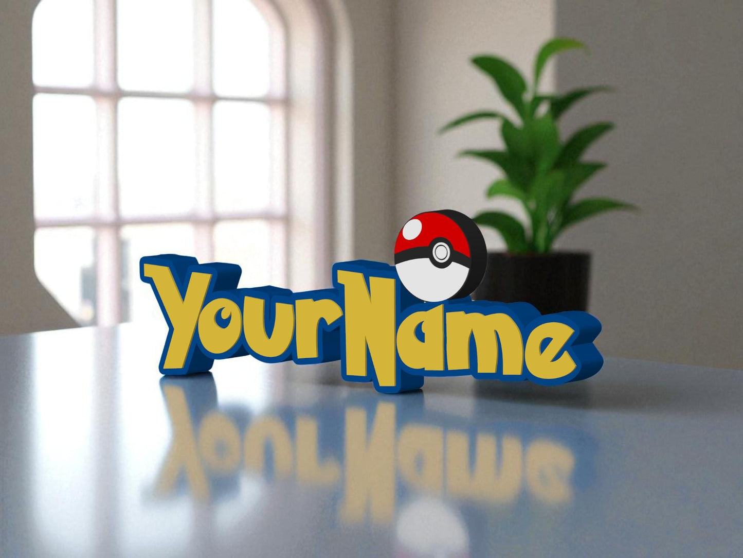 Pokémon Inspired Custom Name Sign | Desk or Door Decor