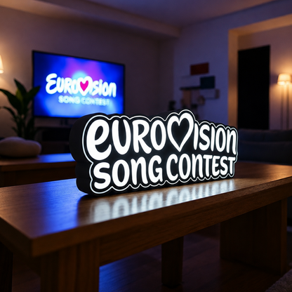 Eurovision LED Lamp 2025–2026 Edition | Music Festival Decor