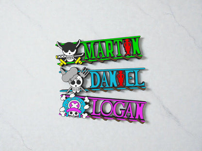 One Piece Inspired Custom Name Sign | Anime 3D Decor