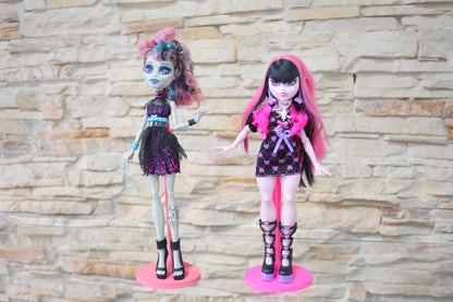Monster High Doll Stand Base – Compatible with Gen 1 and Gen 3 Dolls & Ghouls | Display Support Stand, Custom Color, Collector Display